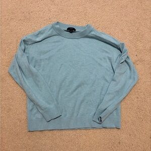J. Crew Women's Light Blue Crew Neck Sweater